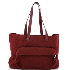 Gucci Front Pocket Debossed Logo Tote #244877G12B